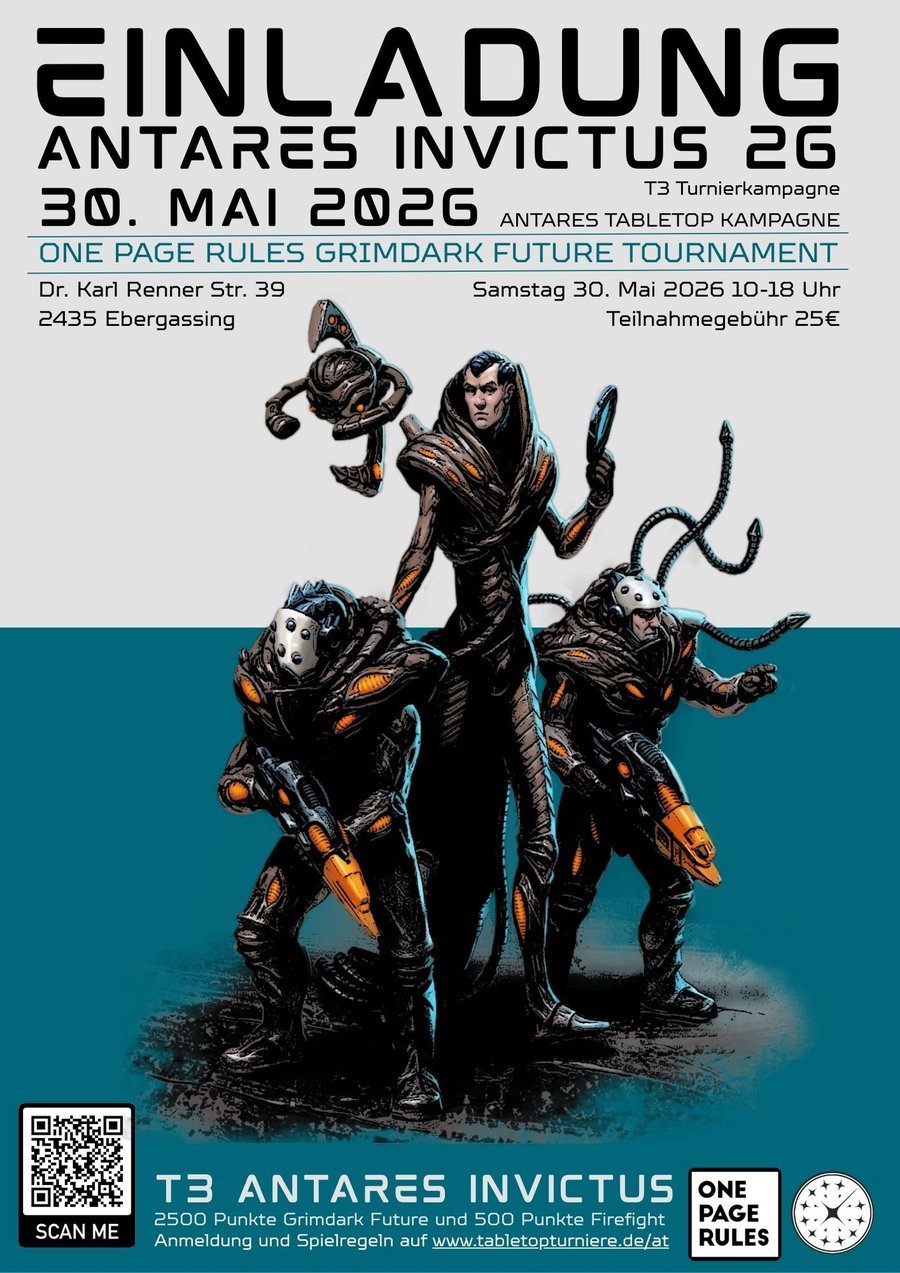 Poster T3 Antares Invictus 2G